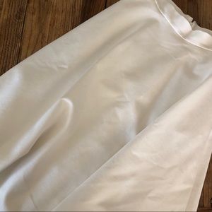 Banana Republic White Skirt